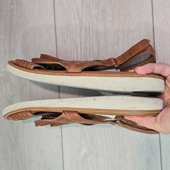 Timberland Women Leather Sensor flex Leather Slide Sandals shoes 9 - Picture 11 of 12